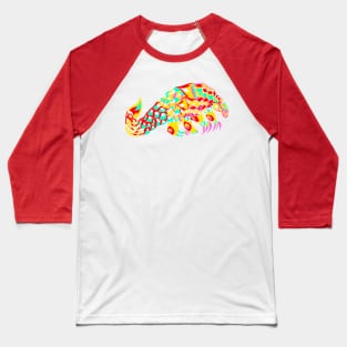 anteater pangolin rainbow ecopop in red lights Baseball T-Shirt